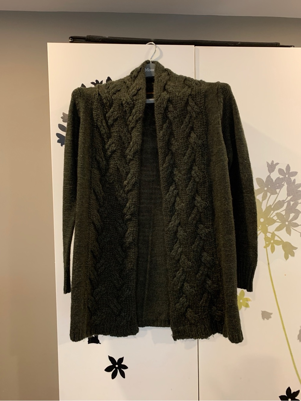 Oasis cable-knit open cardigan